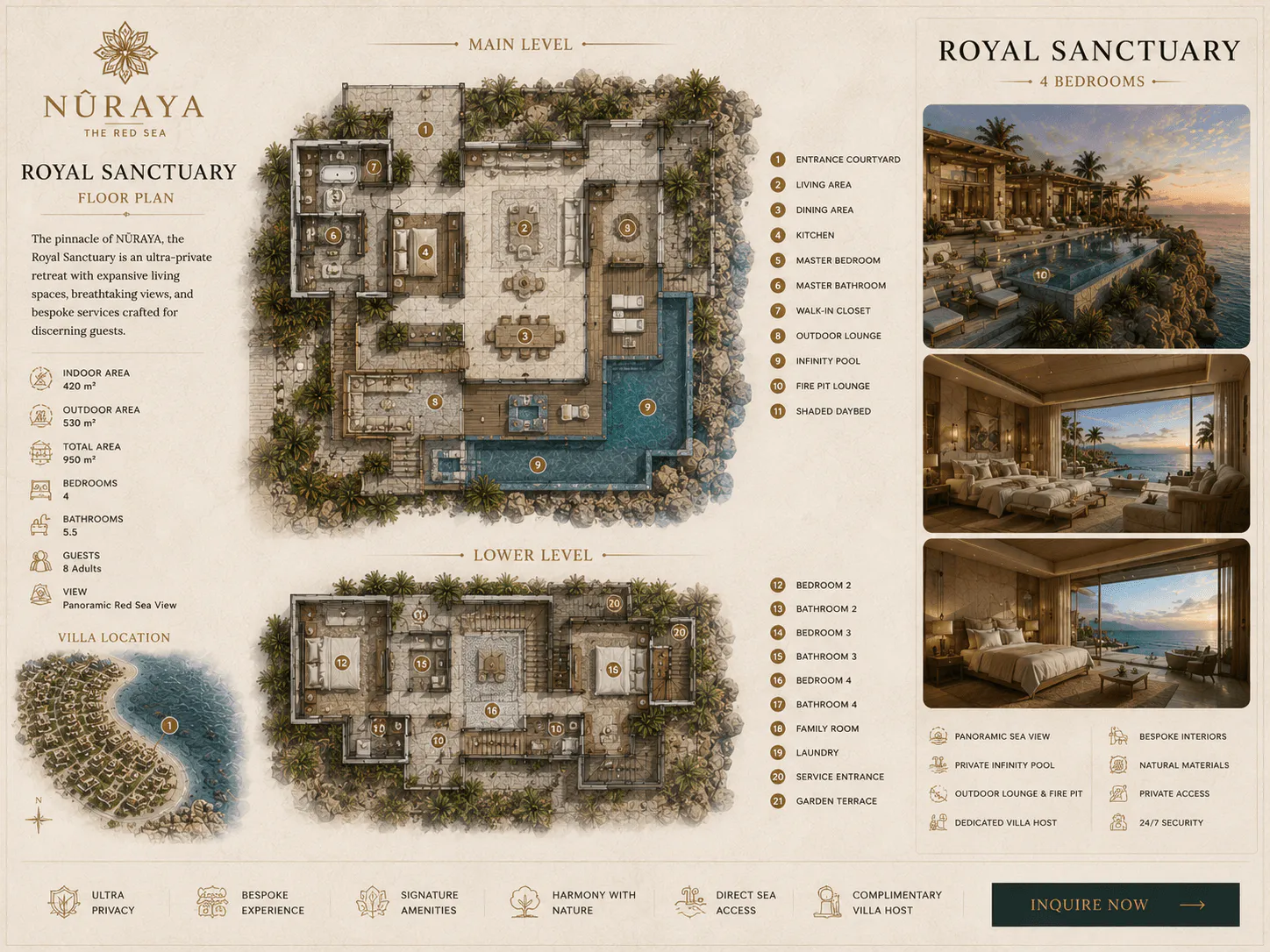 Royal Sanctuary floor plan
